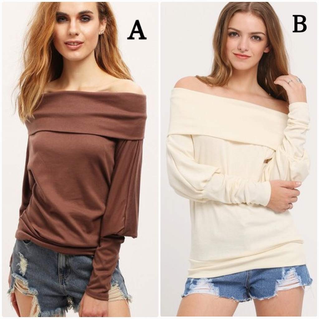 レディース　オフショルダー　パフスリーブ　長袖　ニット　セーター　カットソー　トップス　カジュアル　キュート　可愛い　フェミニン　エレガント　セクシー　おしゃれ　お出かけ　お呼ばれ　ホワイト　ブラウン　白　茶色　S　M　L　XL　サイズ　送料無料
