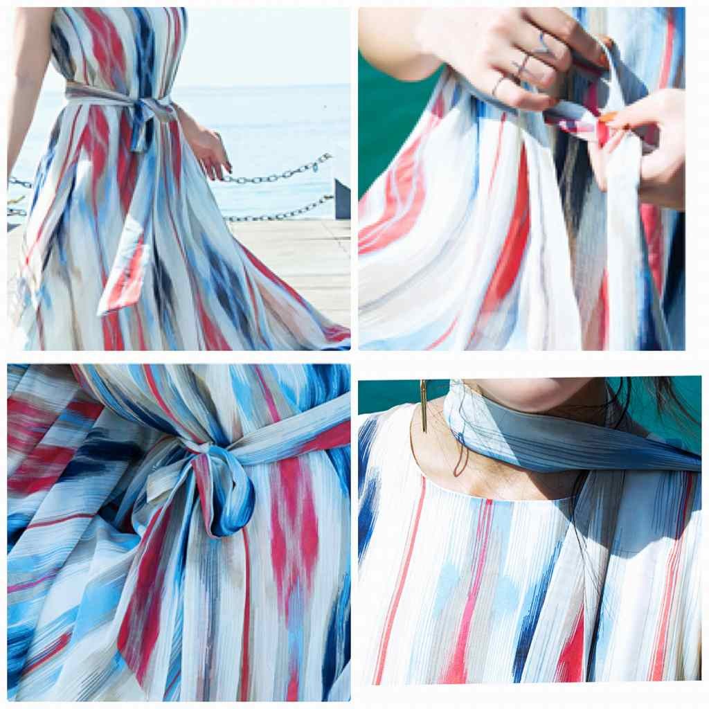 レディース　マキシ丈　ロング丈　ワンピース　ノースリーブ　カジュアル　キュート　可愛い　フェミニン　セクシー　きれいめ　上品　エレガント　おしゃれ　お出かけ　お呼ばれ　ホワイト　ブルー　S　M　L　XL　2XL　サイズ　送料無料