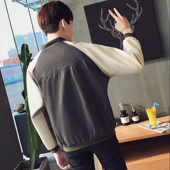 メンズ　アウター　スタジャン　ラグラン　ジャケット　ブルゾン　ジャンパー　コート　シンプル　カジュアル　スポーツ　デート　お出かけ　デイリー　送料無料