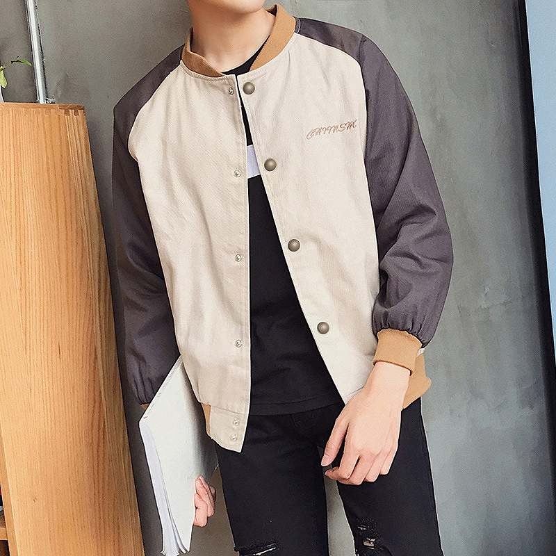 メンズ　アウター　スタジャン　ラグラン　ジャケット　ブルゾン　ジャンパー　コート　シンプル　カジュアル　スポーツ　デート　お出かけ　デイリー　送料無料