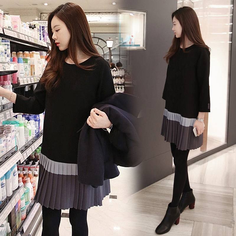 レディース　ワンピース　プリーツスカート　ミニ丈　クルーネック　カジュアル　キュート　可愛い　フェミニン　セクシー　きれいめ　上品　エレガント　おしゃれ　お出かけ　デイリー　お呼ばれ　ブラック　黒色　S　M　L　XL　サイズ　送料無料