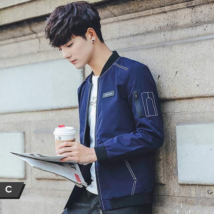 メンズ　スタジャン　ブルゾン　ジャケット　アウター　カジュアル　ファッション　男性　おしゃれ　ブラック　グリーン　ネイビー　レッド　黒　緑色　紺　赤　Ｍ　Ｌ　XL　XXL　XXXL　大きいサイズ　送料無料