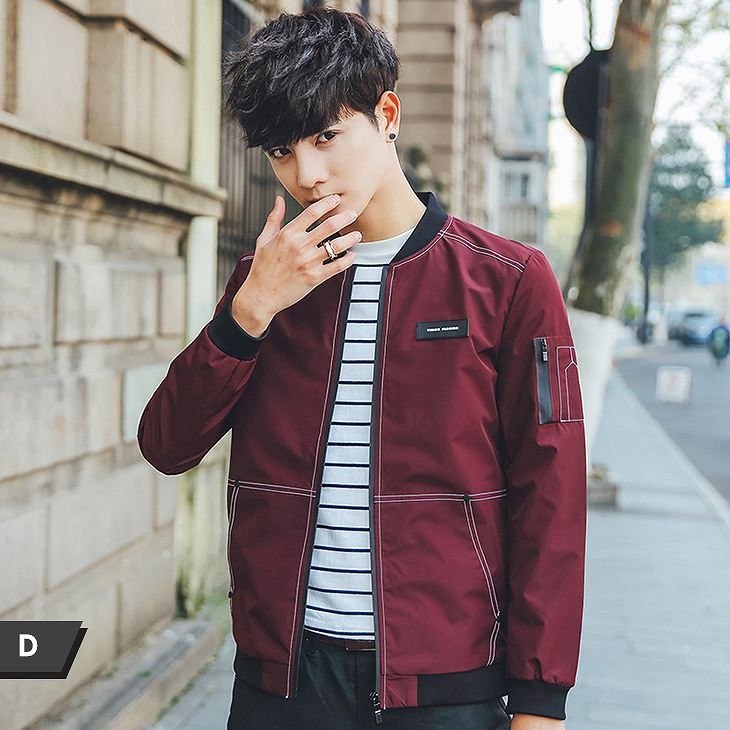 メンズ　スタジャン　ブルゾン　ジャケット　アウター　カジュアル　ファッション　男性　おしゃれ　ブラック　グリーン　ネイビー　レッド　黒　緑色　紺　赤　Ｍ　Ｌ　XL　XXL　XXXL　大きいサイズ　送料無料