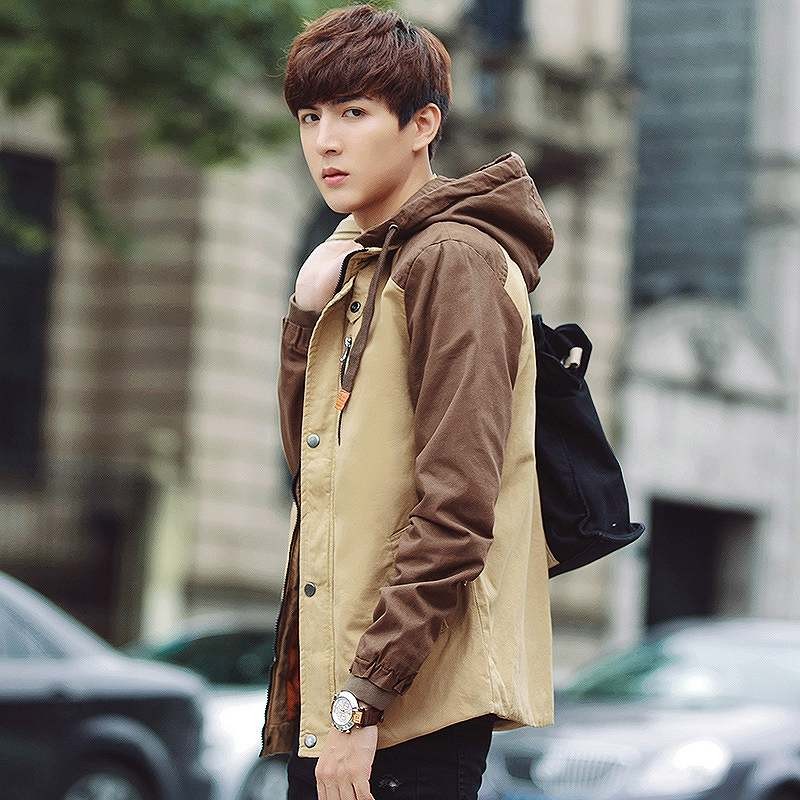 メンズ　フード付き　ブルゾン　ジャケット　アウター　カジュアル　ファッション　男性　おしゃれ　ブラック　グリーン　ネイビー　黒　緑色　紺　Ｍ　Ｌ　XL　XXL　XXXL　大きいサイズ　送料無料