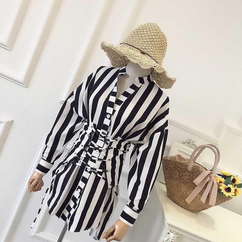 レディース　ワンピース　Vネック　ストライプ　長袖　膝上丈　フリーサイズ　シンプル　エレガント　上品　大人可愛い　フェミニン　デート　お出かけ　デイリー　ブラック　イエロー　送料無料