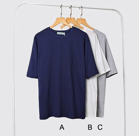 レディース　Tシャツ　カットソー　ラウンドネック　半袖　ゆったり　大きいサイズ　大人　無地　シンプル　定番　カジュアル　春夏　デート　普段着　リラックス　グレー　ホワイト　ネイビー　送料無料