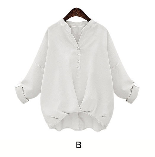 レディース　ファッション　シフォンシャツ　ブラウス　長袖　スタンドカラー　かわいい　おしゃれ　ゆったり　大人カジュアル　夏　外出　アウトドア　ピンク　ホワイト　ブラック　送料無料