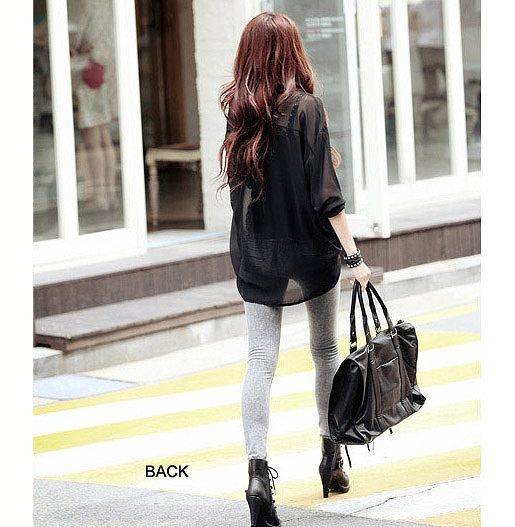 レディース　トップス　インナー付き　シャツ　ブラウス　無地　長袖　透けデザイン　シースルー　ゆったり　大きいサイズ　春夏　カジュアル　セクシー　フェミニン　リゾート　旅行　オフィス　デート　ブラック　ホワイト　送料無料