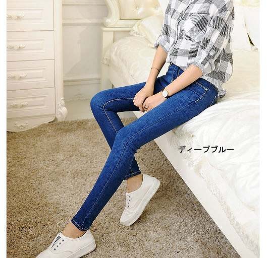 レディース　ボトムス　デニムパンツ　スキニー　ストレッチ　無地　スリム　美脚　脚長効果　大人カジュアル　人気　お出かけ　普段着　リゾート　デート　ホワイト　ブラック　ディープブルー　ライトブルー　送料無料
