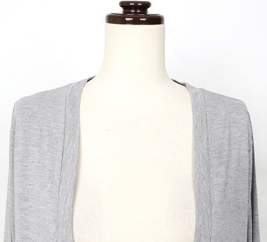 レディース　カーディガン　ブラウス　コットン　長袖　ロング丈　ニット　無地　大人カジュアル　フェミニン　可愛い　オフィス　仕事　人気　お出かけ　リゾート　デート　全８色　送料無料