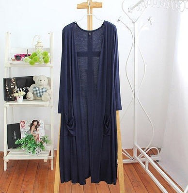 レディース　カーディガン　ブラウス　長袖　ロング丈　ニット　無地　大人カジュアル　フェミニン　可愛い　オフィス　仕事　人気　お出かけ　リゾート　デート　全６色　送料無料