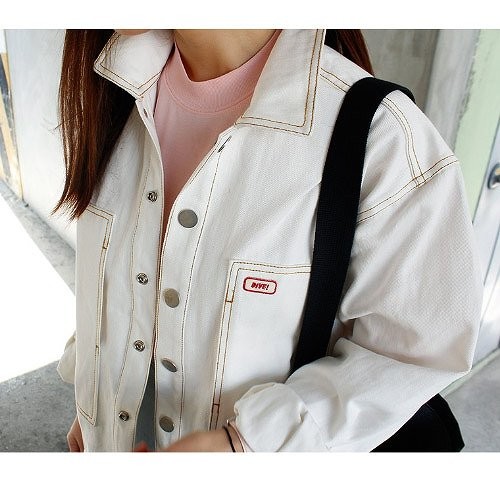 レディース　ファッション　トップス　デニムジャケット　オールジャケット　長袖　大人カジュアル　アメリカン　シンプル　ベーシック　クール　かわいい　デート　外出　旅行　買い物　ホワイト　ブルー　送料無料