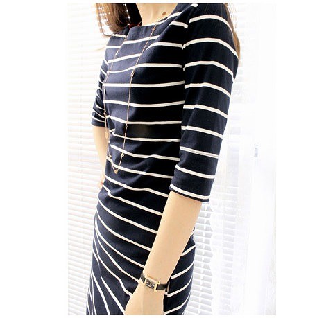 レディース　ファッション　女性　かわいい　ワンピース　半袖　ボーダーストライプ　大人カジュアル　夏　外出　アウトドア　レジャー　外出　ホワイト　ネイビー　送料無料