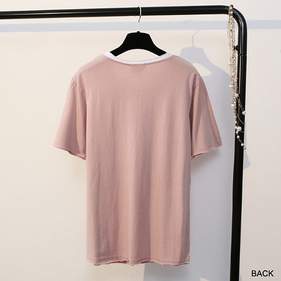 レディース　Tシャツ　半袖　ショートスリーブ　トップス　人気　春　夏物　女性　大人　カジュアル　キュート　可愛い　フェミニン　上品　おしゃれ　ファッション　ピンク　グリーン　フリーサイズ　ワンサイズ　送料無料