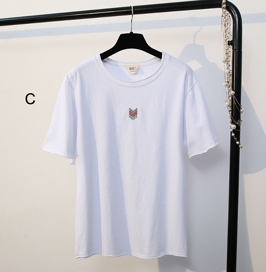 レディース　Tシャツ　半袖　ショートスリーブ　トップス　人気　春　夏物　女性　大人　カジュアル　キュート　可愛い　フェミニン　上品　おしゃれ　ファッション　ピンク　グリーン　フリーサイズ　ワンサイズ　送料無料