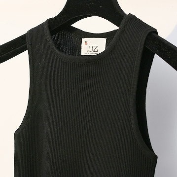 レディース　カットソー　ニット　ノースリーブ　タンクトップ　クルーネック　人気　春　夏物　女性　大人　カジュアル　キュート　可愛い　フェミニン　上品　おしゃれ　ファッション　ホワイト　ブラック　ピンク　フリーサイズ　ワンサイズ　送料無料