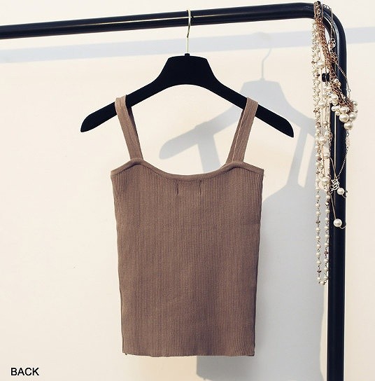 レディース　キャミソール　トップス　カットソー　ソリッドカラー　人気　春　夏物　女性　大人　カジュアル　キュート　可愛い　フェミニン　上品　おしゃれ　ファッション　ピンク　ブラウン　レッド　ホワイト　ブラック　フリーサイズ　ワンサイズ　送料無料