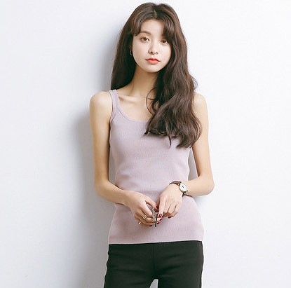 レディース　タンクトップ　ノースリーブ　ベスト　トップス　春物　夏物　女性　大人　カジュアル　可愛い　フェミニン　おしゃれ　ファッション　ホワイト　グレー　ブラック　パープル　ブラウン　黒　フリーサイズ　ワンサイズ　送料無料