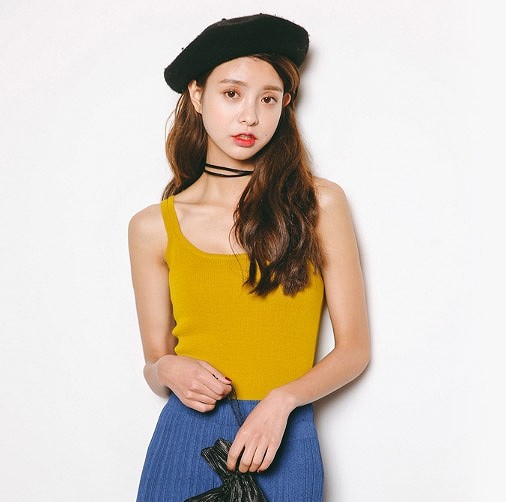 レディース　タンクトップ　ノースリーブ　ベスト　トップス　春物　夏物　女性　大人　カジュアル　可愛い　フェミニン　おしゃれ　ファッション　ホワイト　グレー　ブラック　パープル　ブラウン　黒　フリーサイズ　ワンサイズ　送料無料