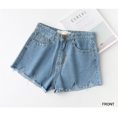レディース　デニム　ショートパンツ　短パン　ジーンズ　ショーパン　切りっぱなし　人気　春物　夏物　女性　大人　カジュアル　キュート　可愛い　フェミニン　セクシー　おしゃれ　ファッション　ブルー　S　M　L　サイズ　送料無料