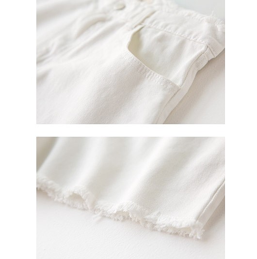 レディース　デニム　ショートパンツ　短パン　ジーンズ　ショーパン　切りっぱなし　人気　春物　夏物　女性　大人　カジュアル　キュート　可愛い　フェミニン　セクシー　おしゃれ　ファッション　ブラック　ホワイト　黒　白　S　M　L　サイズ　送料無料