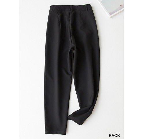 レディース　クロップドパンツ　半端丈　ハイウエスト　ボトムス　人気　春物　夏物　女性　大人　カジュアル　キュート　可愛い　フェミニン　セクシー　おしゃれ　ファッション　美脚　脚長　美シルエット　ブラック　黒　S　M　L　サイズ　送料無料