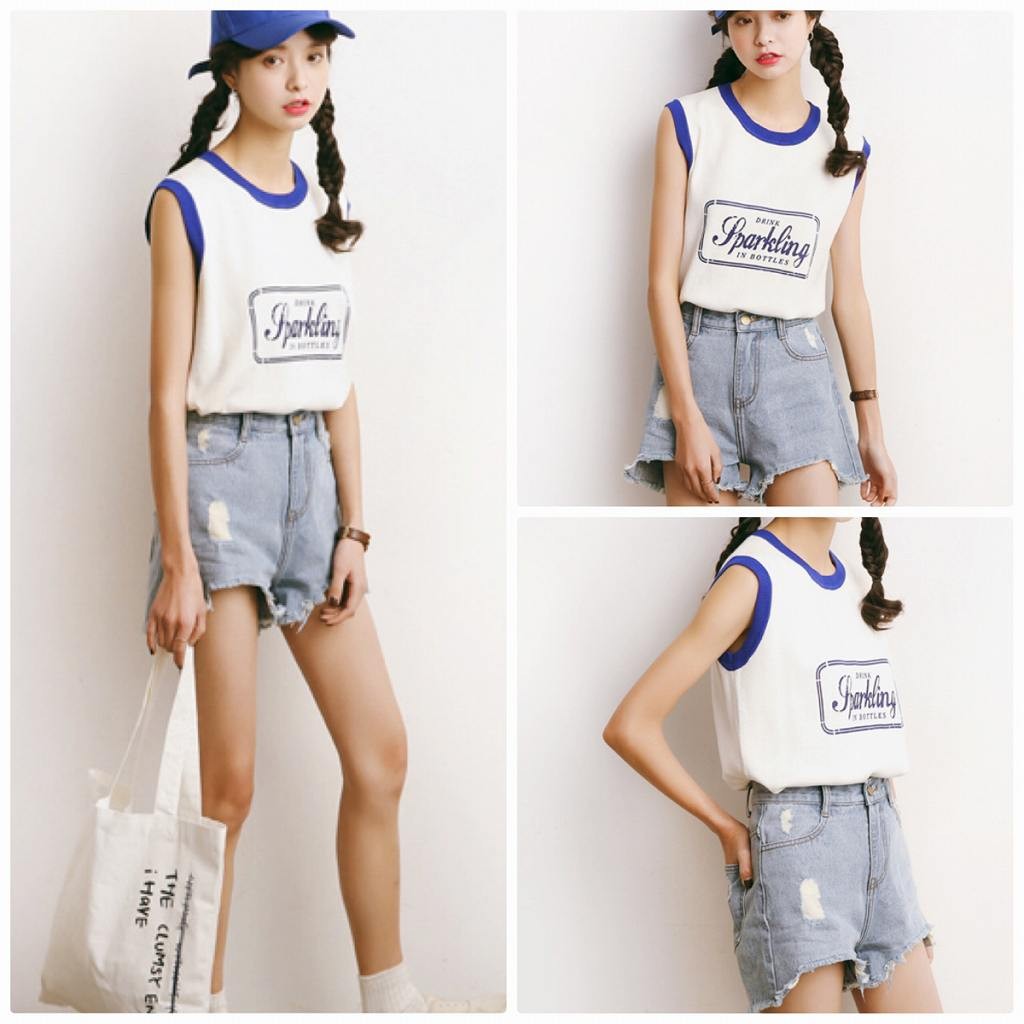 レディース　トップス　タンクトップ　ノースリーブ　クルーネック　英字プリント　カジュアル　フリーサイズ　大人可愛い　フェミニン　スポーツ　デート　お出かけ　デイリー　ホワイト　送料無料