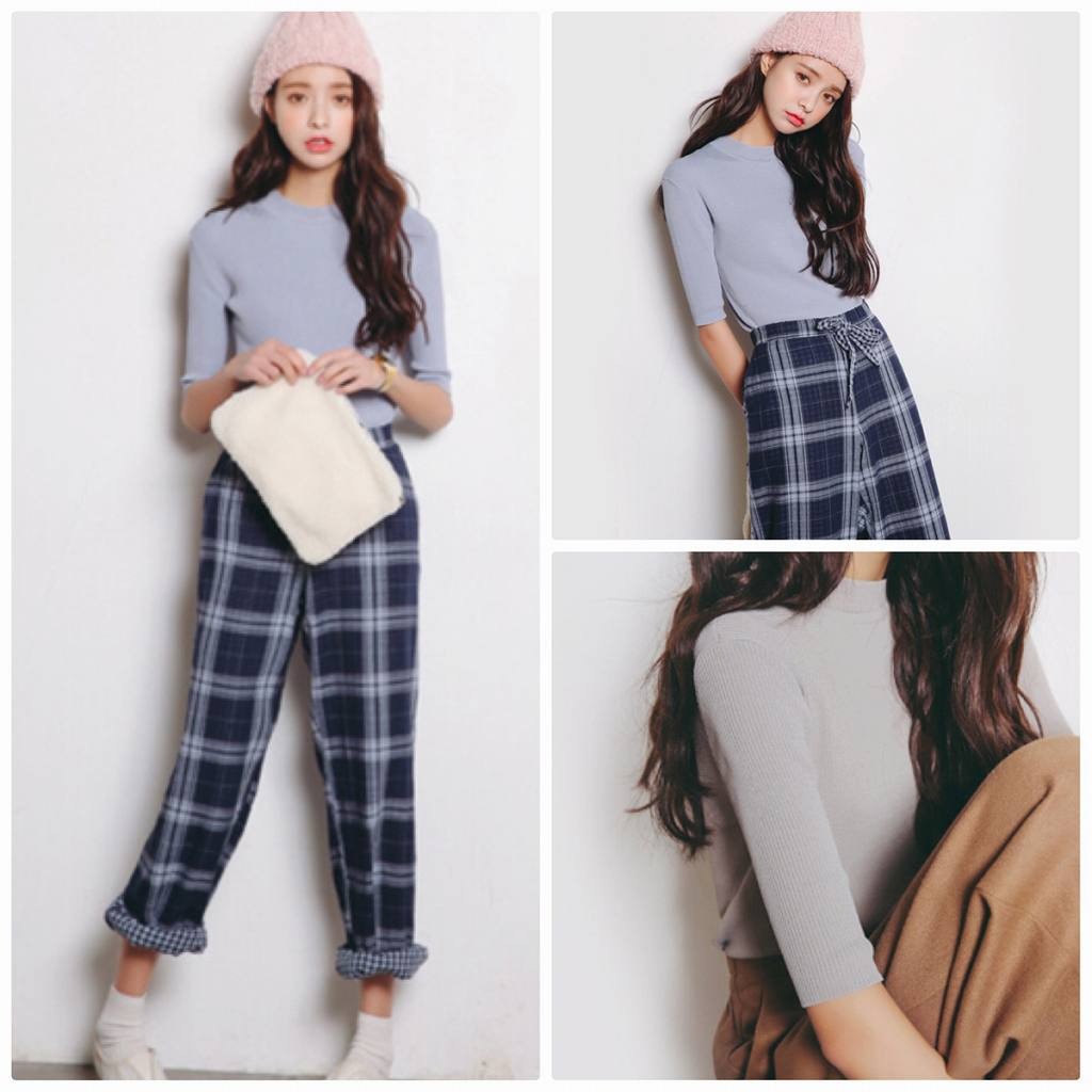 レディース　トップス　カットソー　無地　5分袖　スリム　カジュアル　フリーサイズ　大人可愛い　フェミニン　デート　お出かけ　デイリー　ブルー　ホワイト　ピンク　ブラック　グレー　ワイン　送料無料