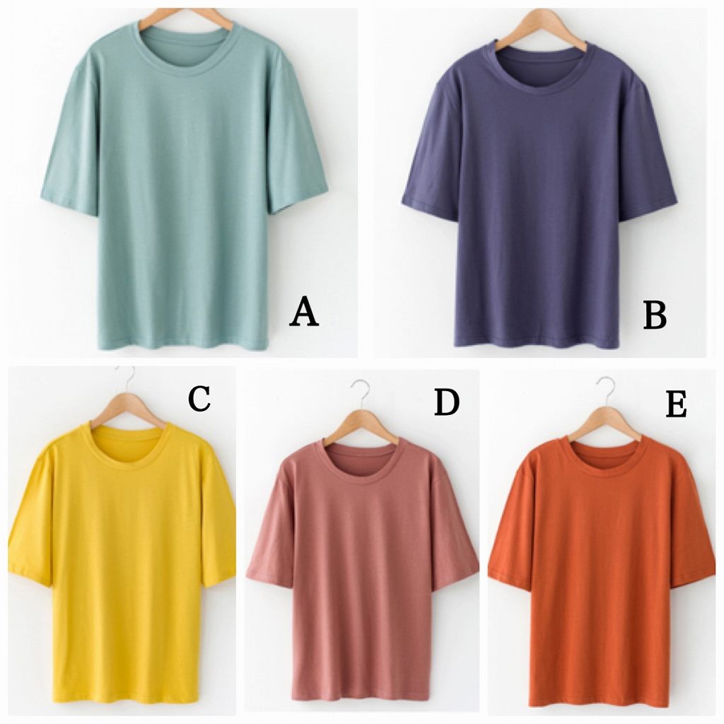 レディース　トップス　Tシャツ　カットソー　半袖　無地　ゆったり　カジュアル　大人可愛い　フェミニン　スポーツ　デート　お出かけ　デイリー　グリーン　ネイビー　イエロー　ピンク　オレンジ　ブラック　ワイン　ホワイト　グレー　送料無料