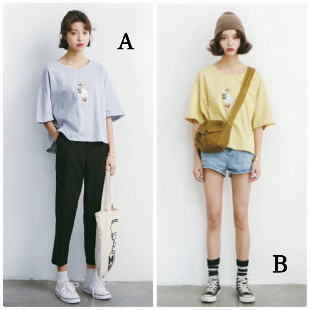 レディース　トップス　Tシャツ　カットソー　5分袖　アニマル　ワンポイント　ゆったり　カジュアル　フリーサイズ　大人可愛い　フェミニン　スポーツ　デート　お出かけ　デイリー　ブルー　イエロー　送料無料