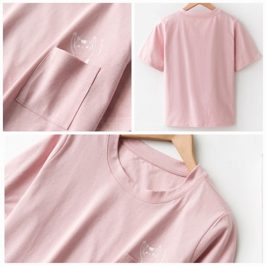 レディース　トップス　Tシャツ　カットソー　クルーネック　半袖　ワンポイント　カジュアル　キュート　フリーサイズ　大人可愛い　フェミニン　スポーツ　デート　お出かけ　デイリー　グレー　イエロー　ブルー　ピンク　ホワイト　送料無料