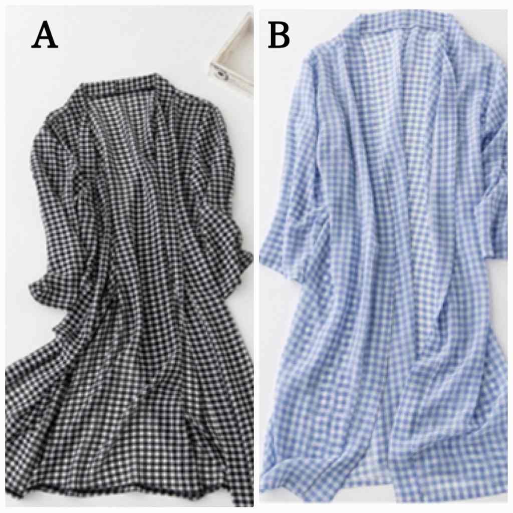 レディース　ロング丈　シャツ　ブラウス　カーディガン　薄手　長袖　シフォン　トップス　人気　春　夏物　女性　大人　カジュアル　キュート　可愛い　フェミニン　おしゃれ　ファッション　ブラック　ネイビー　ピンク　ブルー　フリーサイズ　ワンサイズ　送料無料