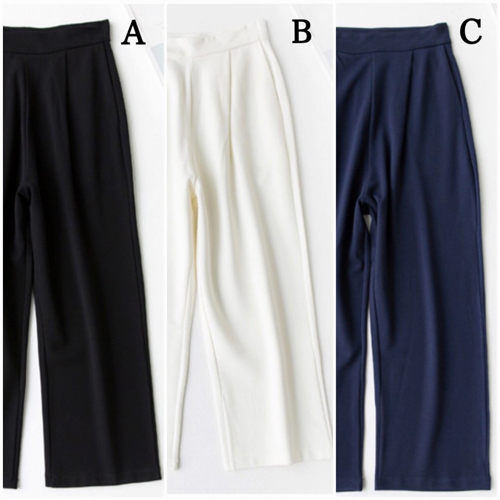 レディース　ワイドレッグパンツ　ゆったり　クロップド　半端丈　ボトムス　人気　春物　夏物　女性　大人　カジュアル　キュート　可愛い　フェミニン　セクシー　おしゃれ　ファッション　美脚　脚長　ブラック　ネイビー　ホワイト　S　M　サイズ　送料無料