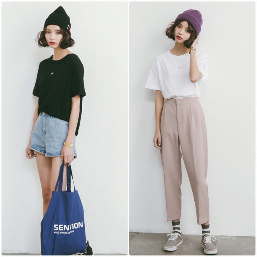 レディース　Tシャツ　半袖　ラウンドネック　ハート　トップス　人気　春　夏物　女性　大人　カジュアル　キュート　可愛い　フェミニン　おしゃれ　ファッション　ブラック　ブルー　イエロー　ホワイト　黒　白　フリーサイズ　ワンサイズ　送料無料