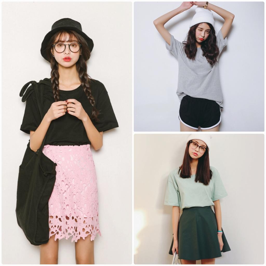 レディース　Tシャツ　半袖　ラウンドネック　トップス　人気　春　夏物　女性　大人　カジュアル　キュート　可愛い　フェミニン　おしゃれ　ファッション　ブラック　ブルー　イエロー　ホワイト　ピンク　グリーン　グレー　フリーサイズ　ワンサイズ　送料無料