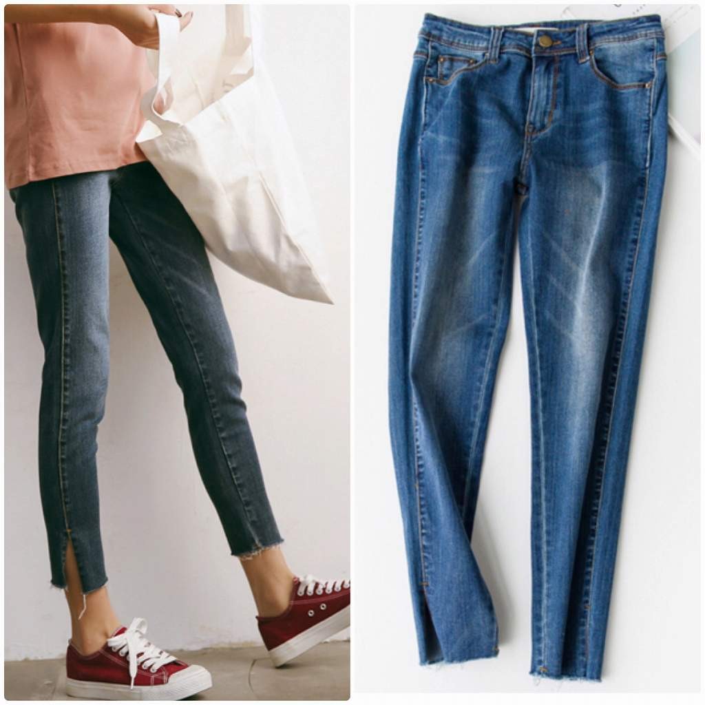 レディース　デニム　クロップドパンツ　ジーンズ　ジーパン　切りっぱなし　半端丈　ボトムス　人気　春物　夏物　女性　大人　カジュアル　キュート　可愛い　フェミニン　おしゃれ　ファッション　美脚　脚長　美シルエット　ブルー　S　M　L　サイズ　送料無料