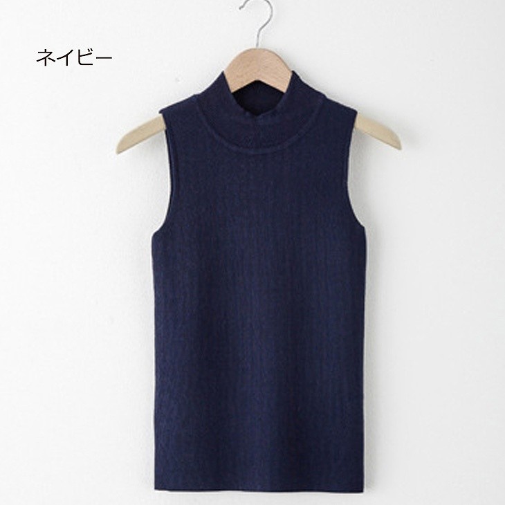 レディース　トップス　ベスト　ニット　ラウンドネック　ノースリーブ　カジュアル　無地　フリーサイズ　大人可愛い　フェミニン　デート　お出かけ　ブラウン　ネイビー　ホワイト　グレー　ブラック　ピンク　パープル　ライトグレー　ラベンダー　カーキ　送料無料