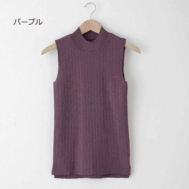 レディース　トップス　ベスト　ニット　ラウンドネック　ノースリーブ　カジュアル　無地　フリーサイズ　大人可愛い　フェミニン　デート　お出かけ　ブラウン　ネイビー　ホワイト　グレー　ブラック　ピンク　パープル　ライトグレー　ラベンダー　カーキ　送料無料