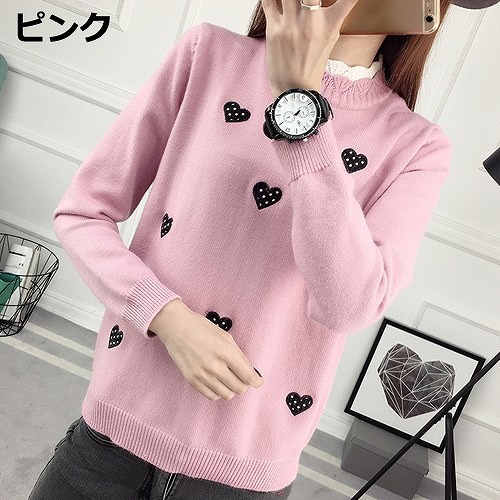 レディース ニットシャツ モックネック 長袖 スリム あったか カジュアル お出かけ デート デイリー 普段着 ホワイト ブラック ピンク イエロー グレー レッド オレンジ 送料無料