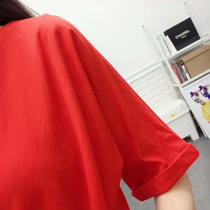 レディース　トップス　Tシャツ　半袖　無地　カットソー　シフォン　ベルト　フレア　シンプル　エレガント　上品　セクシー　カジュアル　大人可愛い　フェミニン　おしゃれ　通勤　ビジネス　デート　お出かけ　普段着　ホワイト　白　ブラック　黒　レッド　送料無料