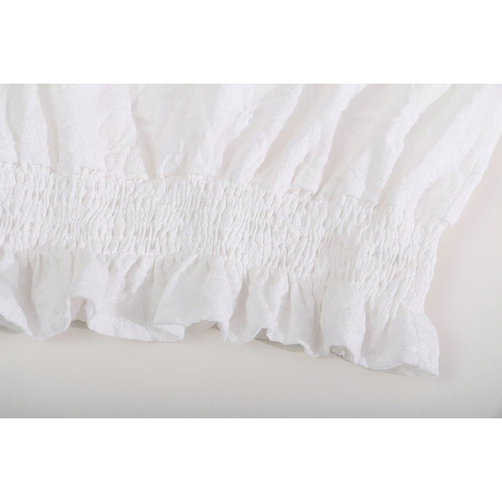 レディース　トップス　総レース　カットソー　Vネック　7分袖　無地　シンプル　カジュアル　大人可愛い　オフィス　OL　デート　お出かけ　デイリー　ホワイト　送料無料