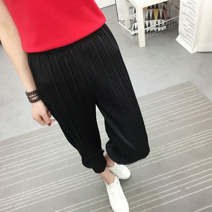 レディース　ボトムス　ジョガーパンツ　ハーレムパンツ　7分丈　無地　大人可愛い　大きいサイズ　カジュアル　大きいサイズ　シンプル　デイリー　お出かけ　デート　ブラック　送料無料