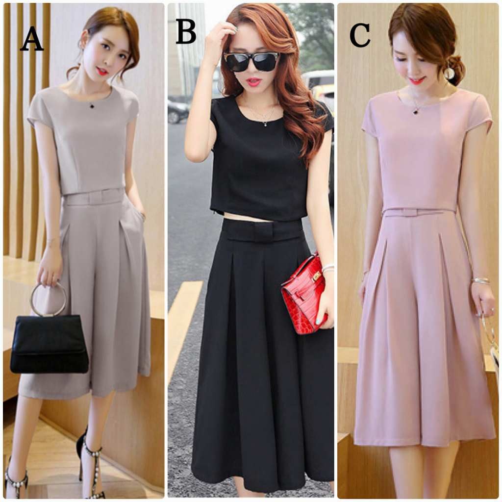 レディース　セットアップ　トップス　ボトムス　スーツ　半袖　Tシャツ　ワイドパンツ　ワイドレッグ　春夏　ゆったり　大きいサイズ　エレガント　セクシー　カジュアル　大人可愛い　フェミニン　おしゃれ　通勤　オフィス　ブラック　グレー　ピンク　送料無料