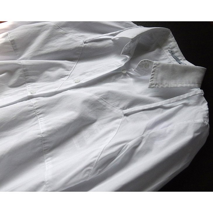 レディース　トップス　シャツ　ブラウス　長袖　ディープカフス　シンプル　ゆったり　おしゃれ　カジュアル　フェミニン　かわいい　爽やか　上品　エレガント　セクシー　オフィス　ビジネス　通勤　普段着　デート　ホワイト　白　送料無料