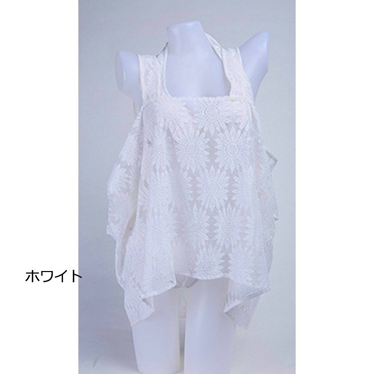 レディース　キャミソール　オフショルダー　レース　海　ビーチ　夏　トップス　カジュアル　キュート　可愛い　フェミニン　セクシー　きれいめ　エレガント　おしゃれ　お出かけ　お呼ばれ　ホワイト　ブラック　白　黒色　S　M　L　サイズ　送料無料