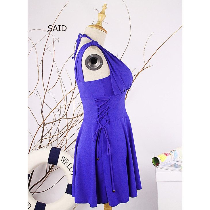 レディース　ミニ丈　ショート丈　ワンピース　フレア　ビーチ　海　春　夏　カジュアル　キュート　可愛い　フェミニン　セクシー　きれいめ　エレガント　おしゃれ　お出かけ　レッド　ブルー　ブラック　スカイブルー　XXL　XXXL　XXXXL　XXXXXL　大きいサイズ　送料無料