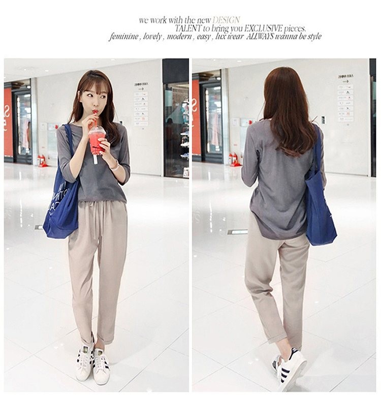 レディース　トップス　Tシャツ　無地　カットソー　オープンフロントネック　7分袖　シンプル　大きいサイズ　カジュアル　大人可愛い　フェミニン　オフィス　通勤　OL　デート　お出かけ　ブラック　グレー　送料無料