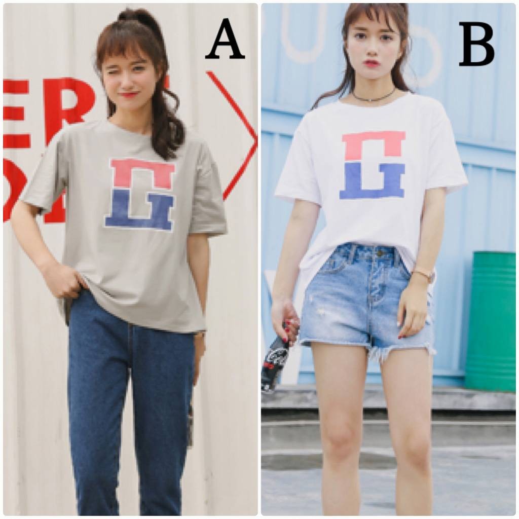 レディース　トップス　Tシャツ　半袖　綿　コットン　シンプル　英字　プリント　フリーサイズ　ゆったり　おしゃれ　カジュアル　大人可愛い　フェミニン　デート　お出かけ　普段着　ホワイト　白　グレー　送料無料