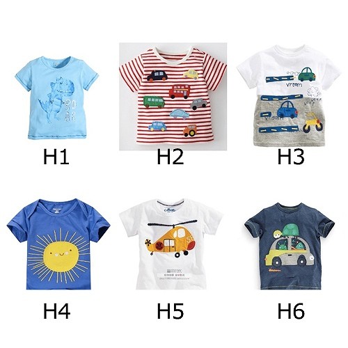 ベビー　キッズ　子供服　Tシャツ　ボーダー　アニマル　プリント　半袖　かわいい　キュート　カジュアル　おでかけ　デイリー　保育園　幼稚園　ホワイト　グレー　ブルー　レッド　オレンジ　ピンク　イエロー　送料無料