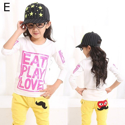 キッズ　ジュニア　子供服　Tシャツ　プリント　アニマル　ロゴ　長袖　かわいい　キュート　カジュアル　おでかけ　デイリー　ブラック　レッド　ホワイト　送料無料